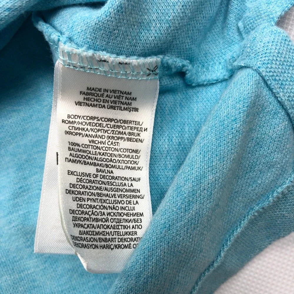 Polo Ralph Lauren Mens XL Classic Fit Short Sleeve Polo Shirt Light Blue
